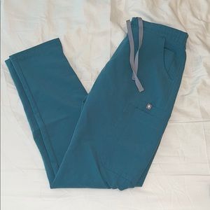 Brand new, never worn. FIGS. Seafoam scrubs. XXS.